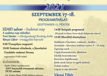 Jánoshalmi Szüreti Napok 2021